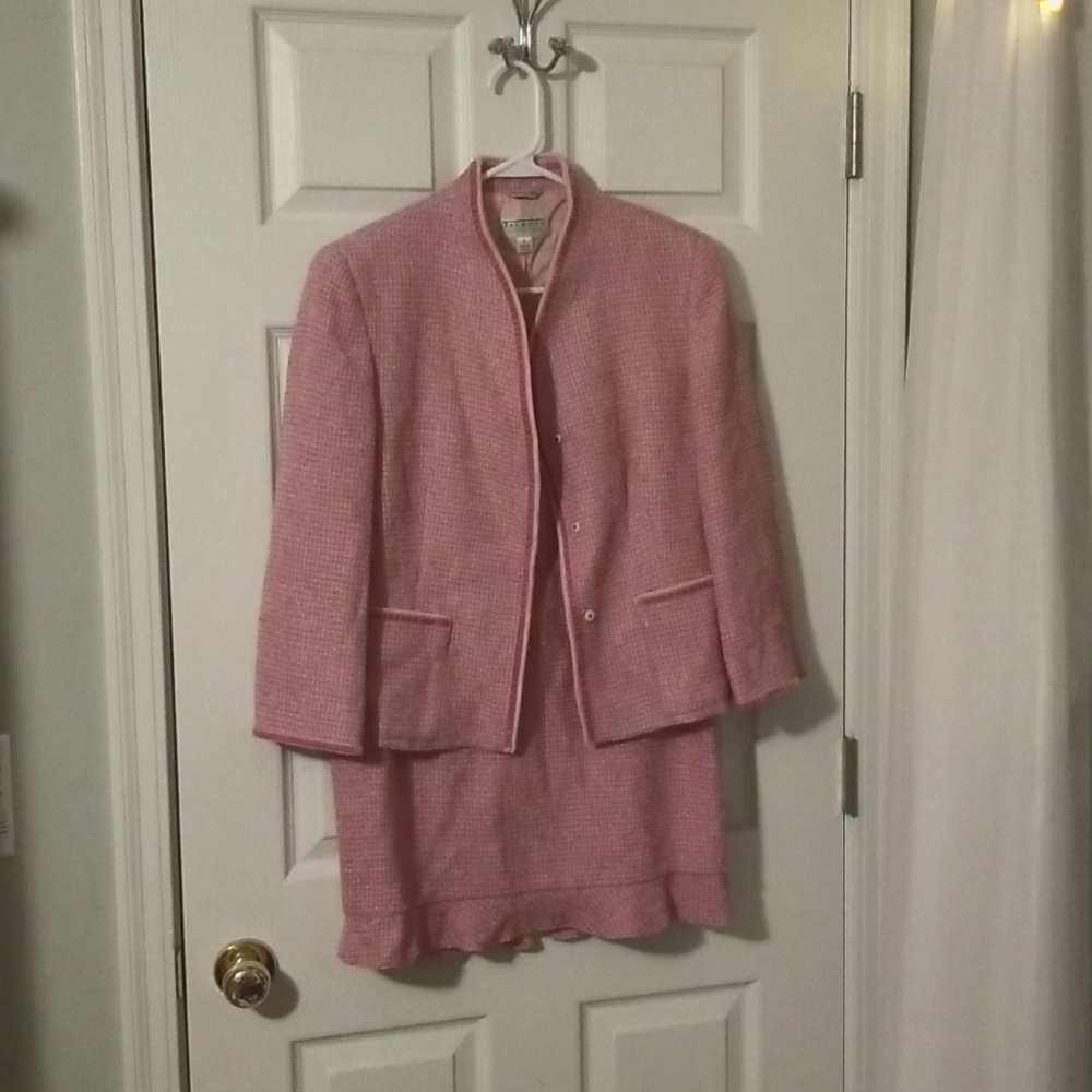Pink Tweed Two piece suit